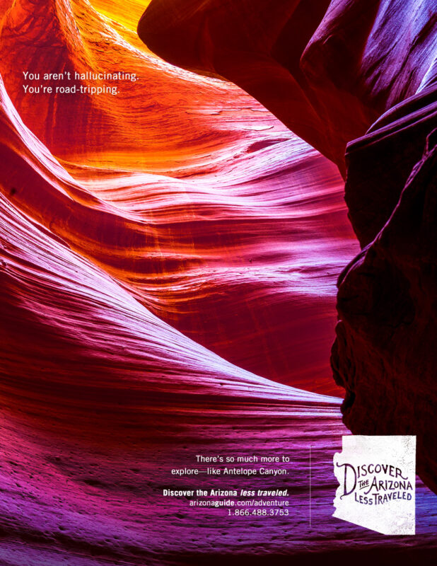 Arizona Office of Tourism - Antelope Canyon Ad