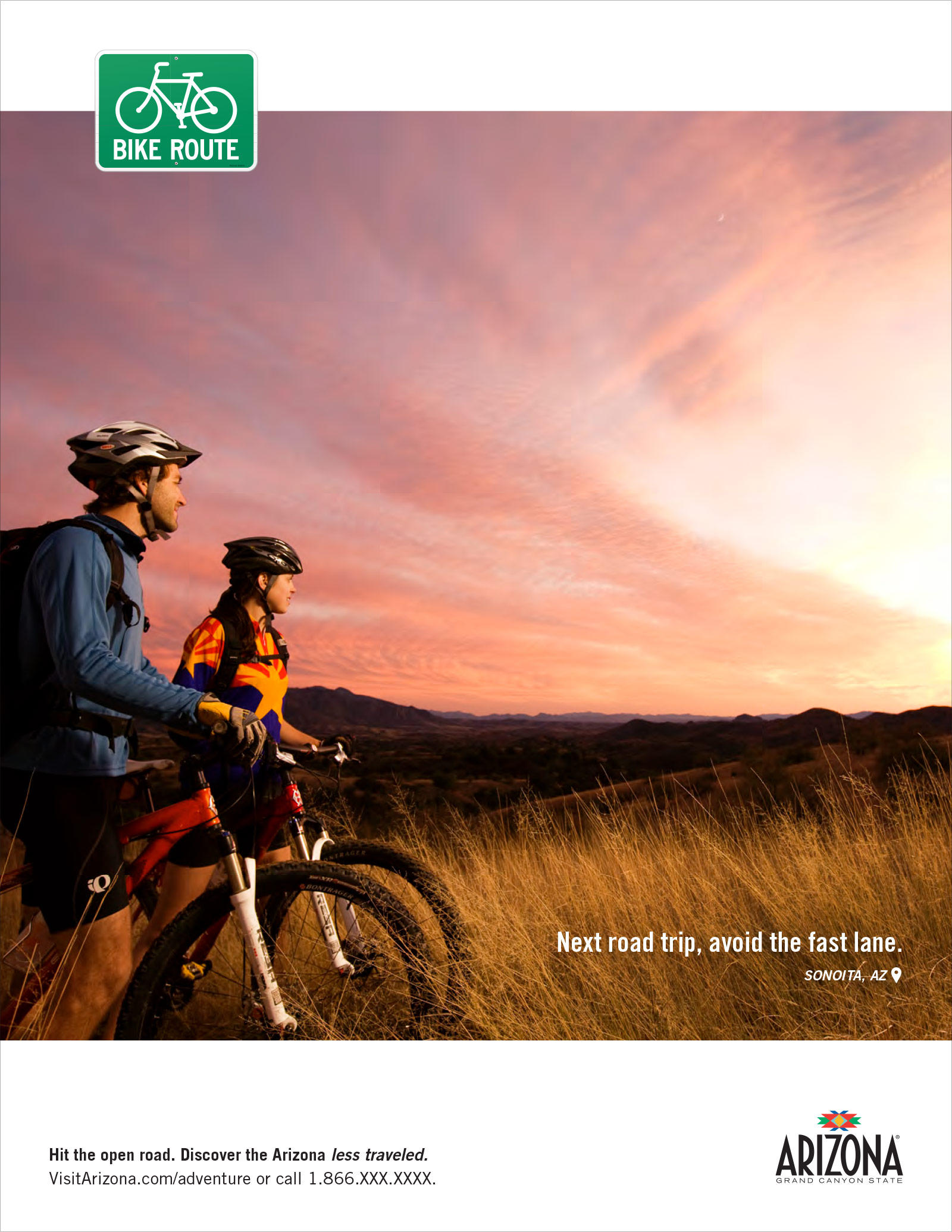 Arizona Office of Tourism - Bike Ad